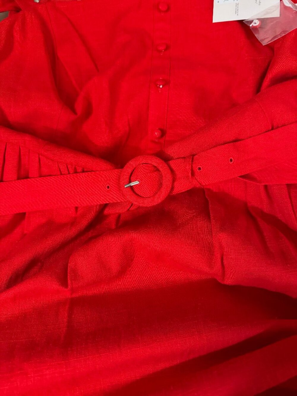 Lauren Conrad Linen Tiered Midi Sundress 2X - Picture 10 of 12
